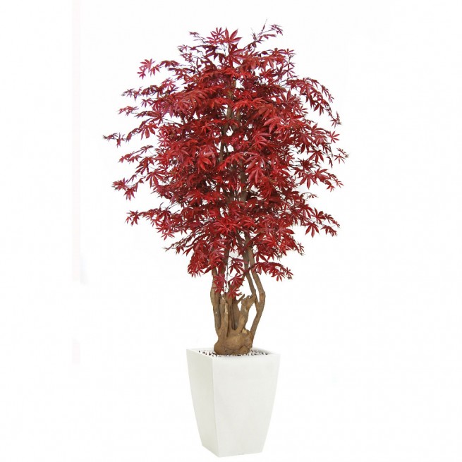 Planta semi-artificiala Ila, Maple Malabar Burgundy - 200 cm